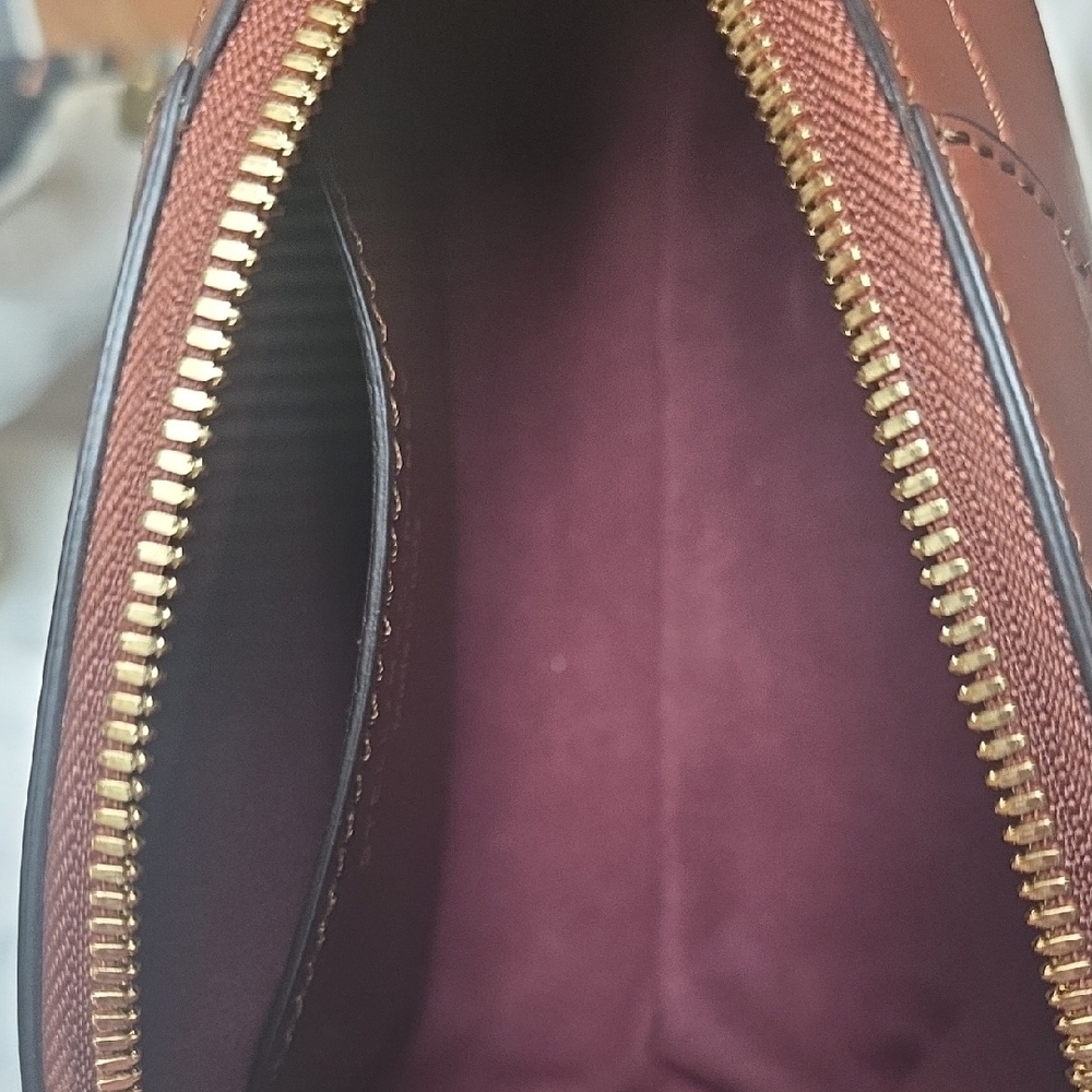 Stella McCartney Brown Braided-Handle Mini Dome Bag - Picture 4 of 14
